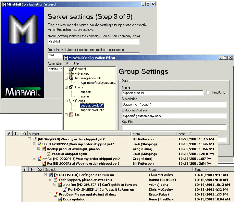 MiraMail Screenshot